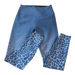Good American Ombre Leopard Leggings sz‎ LG NEW